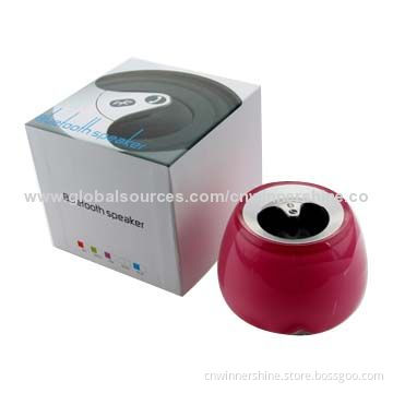 Bluetooth Speaker with Apple Shape, 100 to 20,000Hz Frequency Response